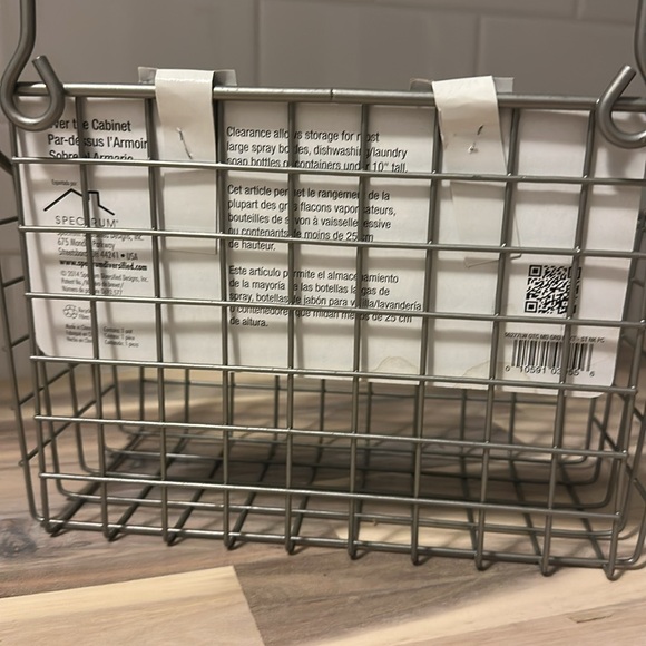 Over-the-Cabinet Door Storage Basket - Picture 4 of 9